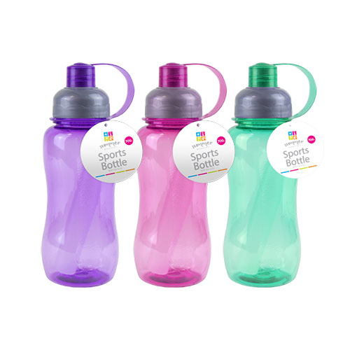 700ml Pink sports bottle with ice core 